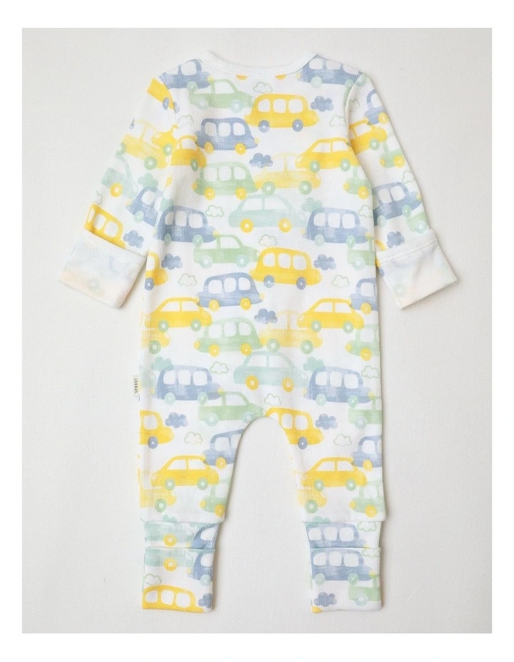 Essential Tiny Wheels Coverall in White image 3