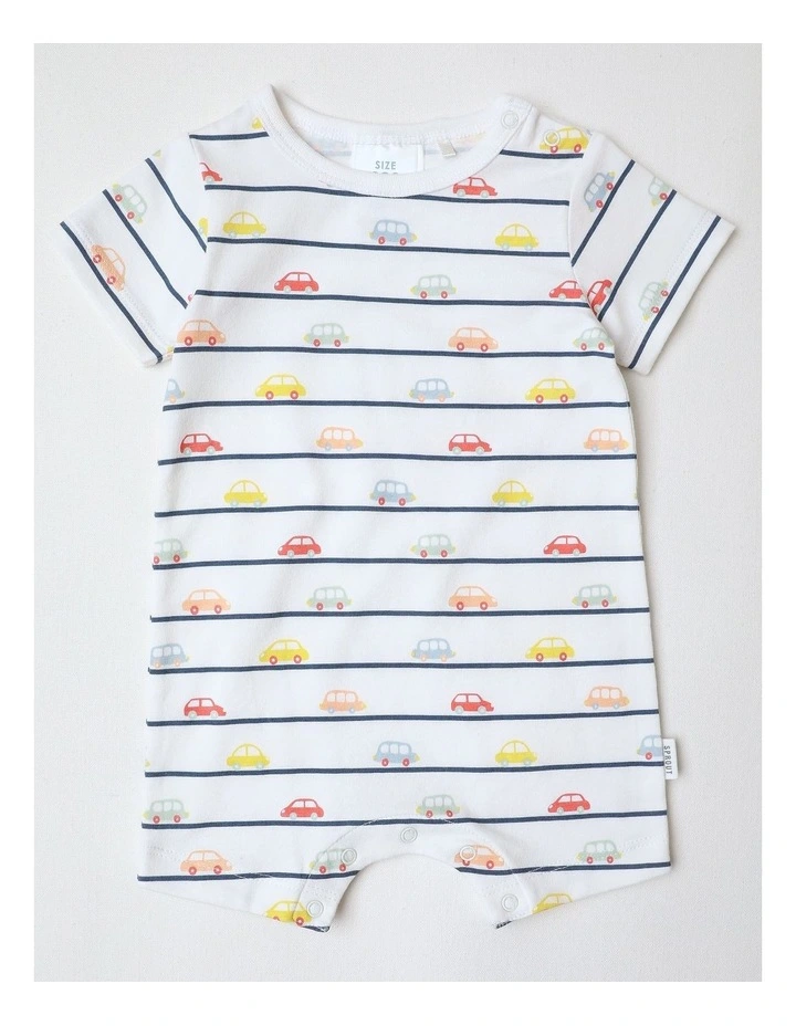 Essential Transport Romper in White image 1
