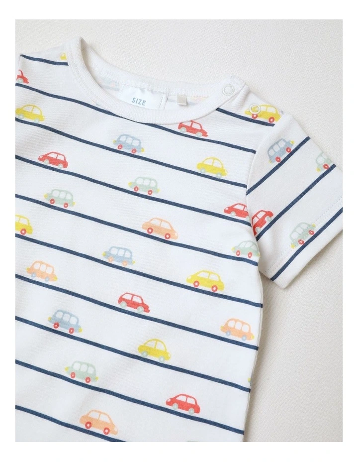 Essential Transport Romper in White image 2