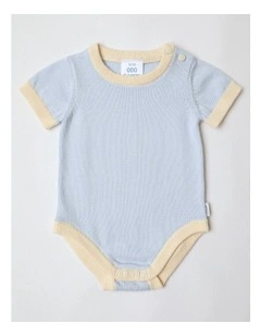Essential Solid Bodysuit in Blue