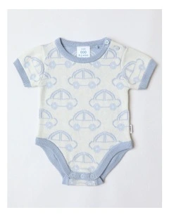 Essential Cars Bodysuit in Cream