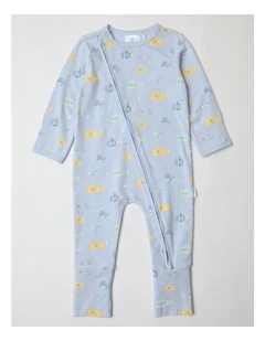 Essential Submarine Coverall in Arctic Blue