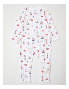Essential Sealife Coverall in White