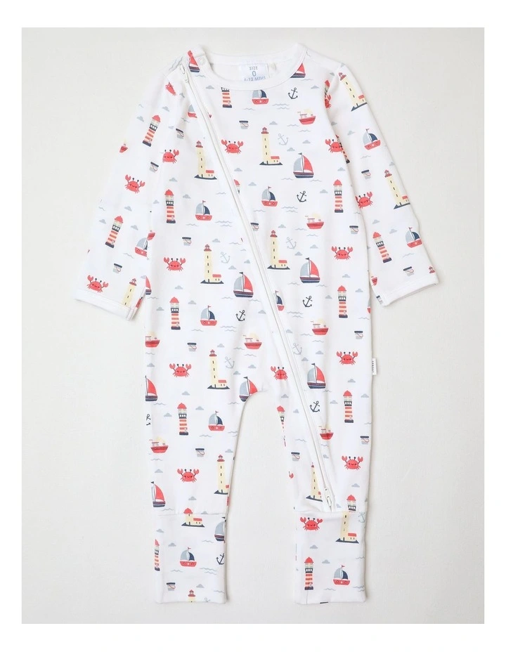 Essential Sealife Coverall in White image 1