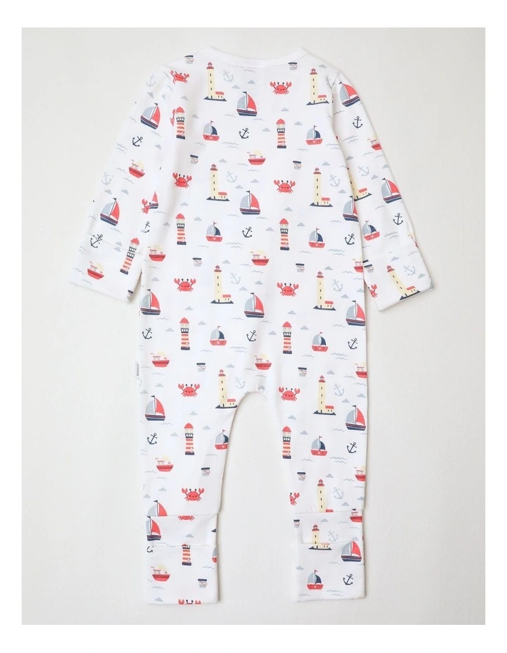 Essential Sealife Coverall in White image 3