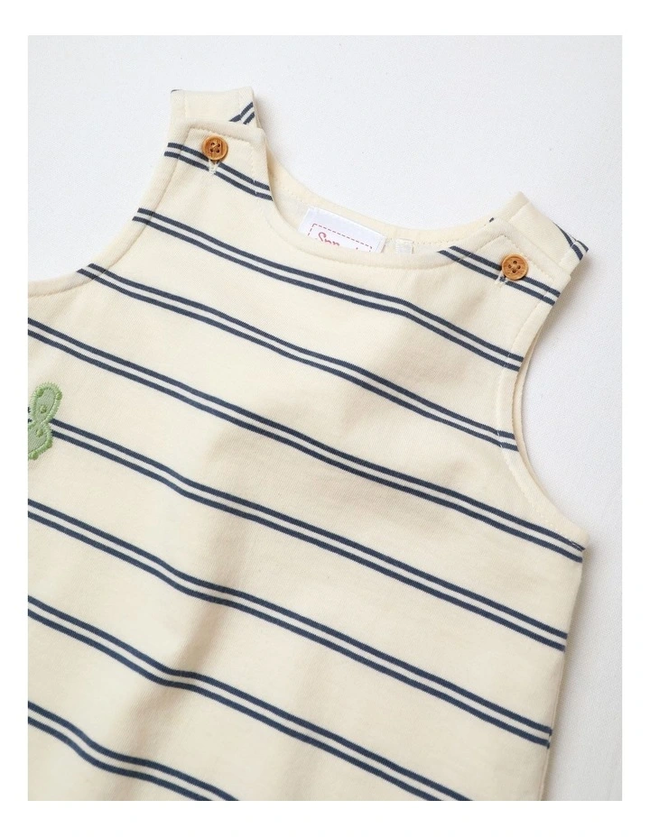 Little Lion Romper in Eggnog image 2
