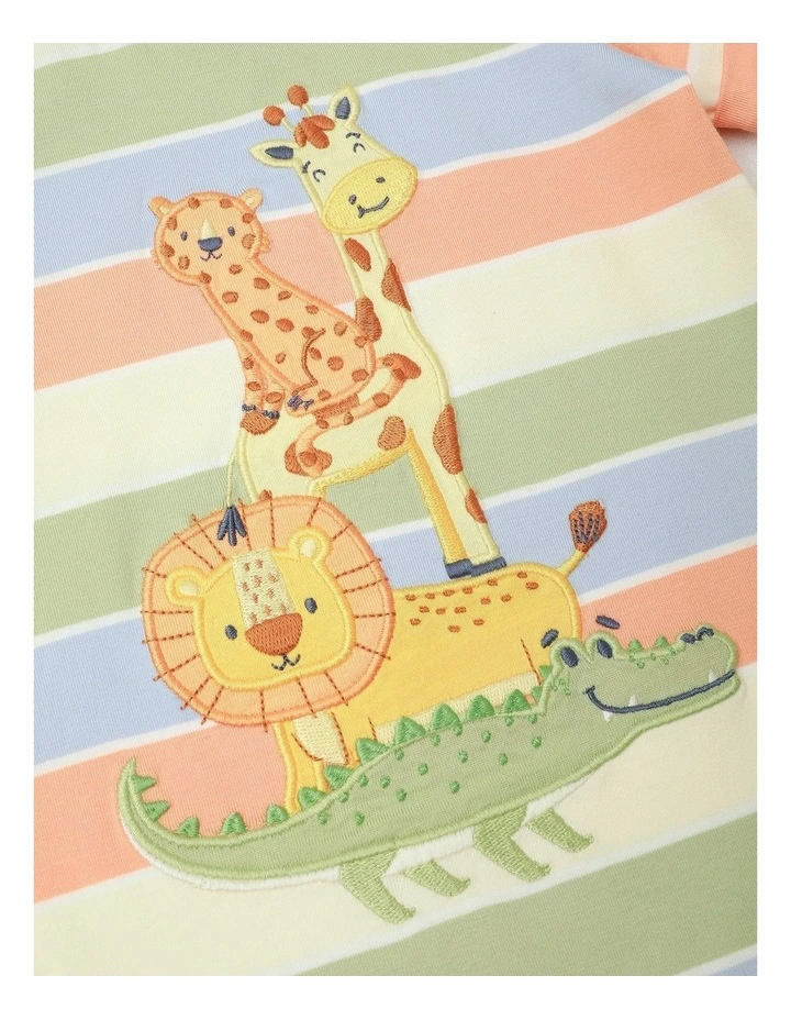 Jungle Safari Romper in Multi image 2