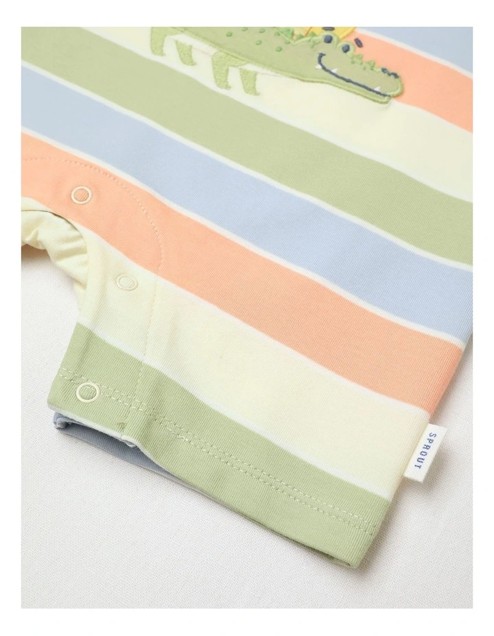 Jungle Safari Romper in Multi image 4