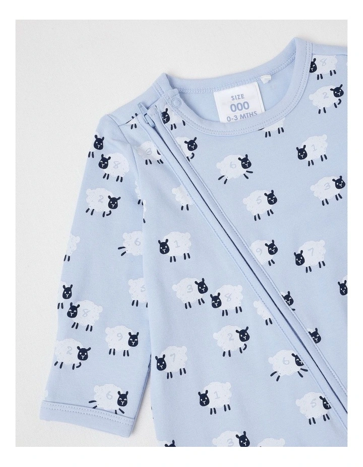 Essential Jersey Sheep Coverall in Windsurfer image 2