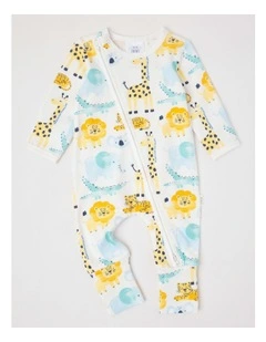 Essential Jersey Safari Coverall in Bright White