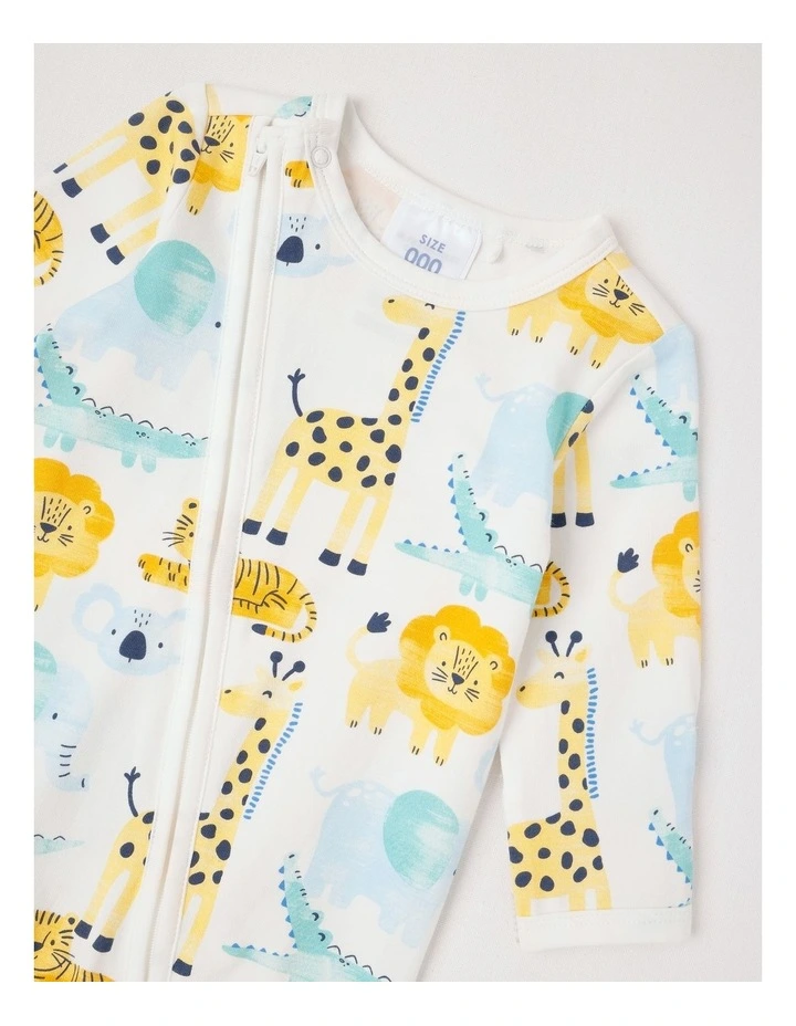 Essential Jersey Safari Coverall in Bright White image 2