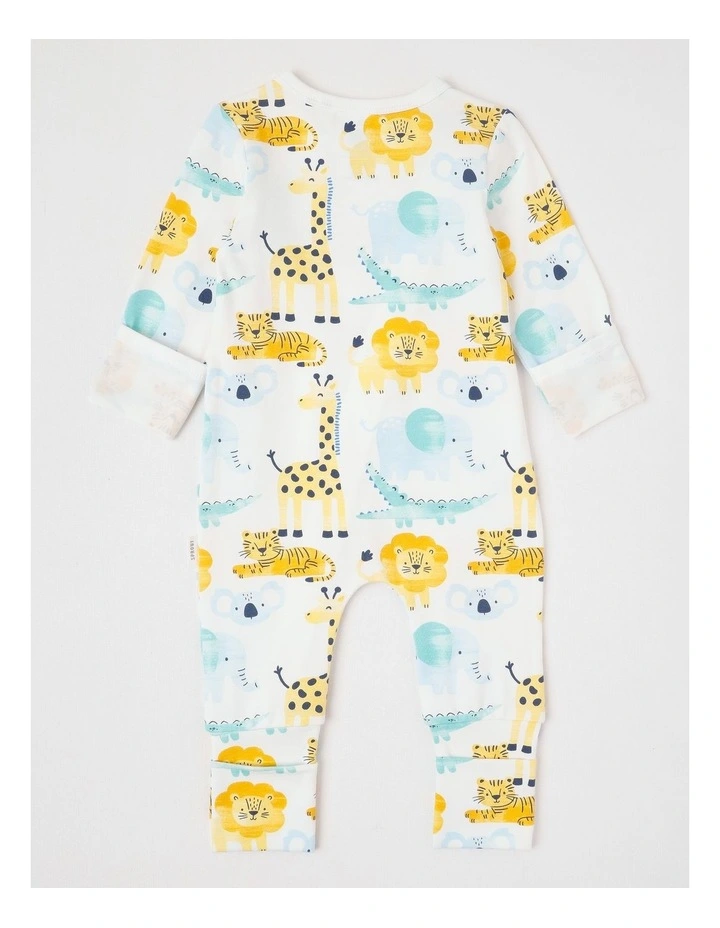 Essential Jersey Safari Coverall in Bright White image 4