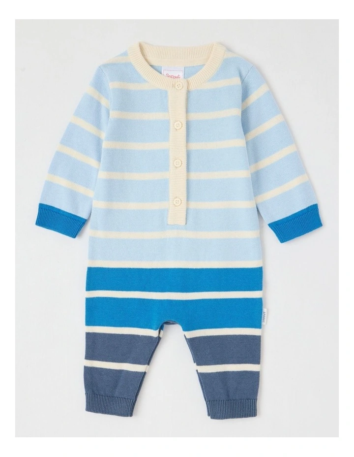 Fully Fashion Ombre Coverall in Bone image 1