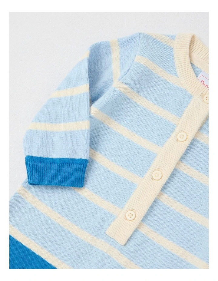 Fully Fashion Ombre Coverall in Bone image 2