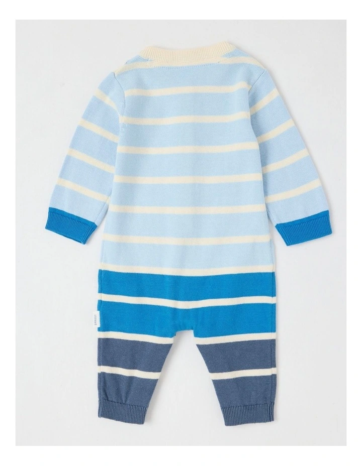 Fully Fashion Ombre Coverall in Bone image 3