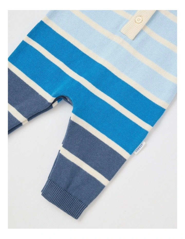 Fully Fashion Ombre Coverall in Bone image 4