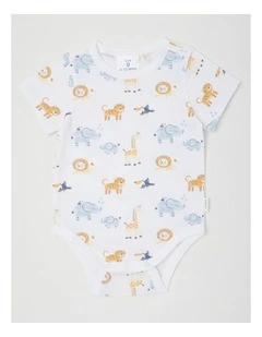 Essentials Safari Bodysuit in White
