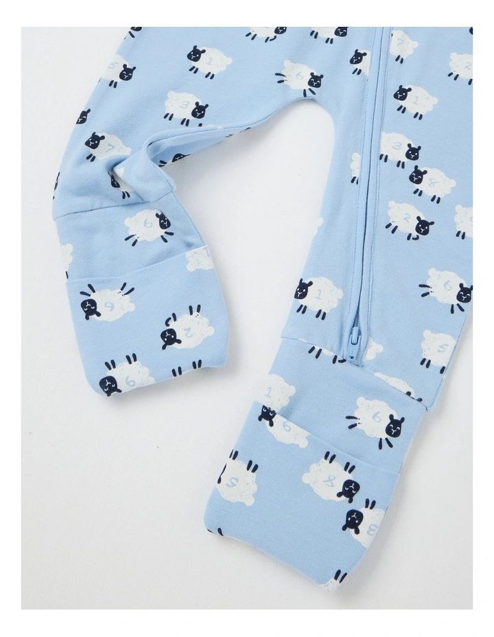 Essentials Tonal Dogs Coverall in Blue image 4