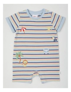 Mini Icon Stripe Romper in Assorted