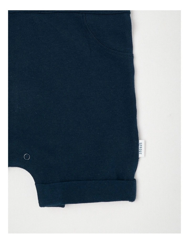 Occasion Mock Braces Romper in Navy image 4