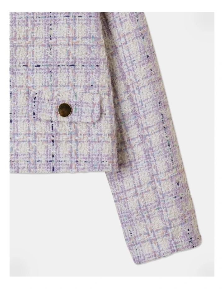 Victoria Jacket In Lilac image 4