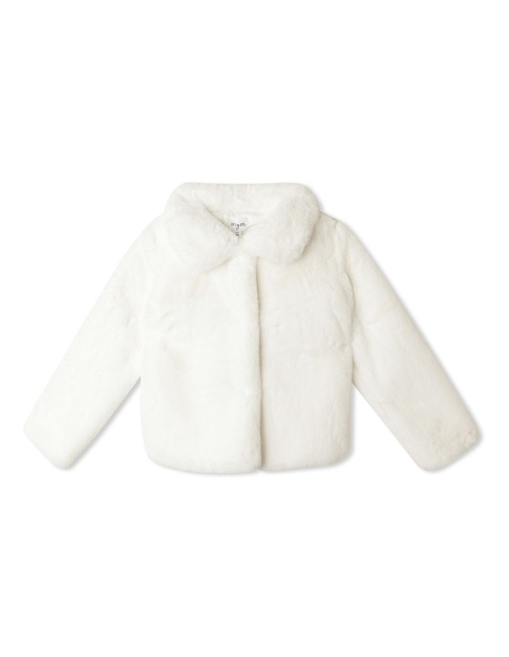White fur jacket australia clearance