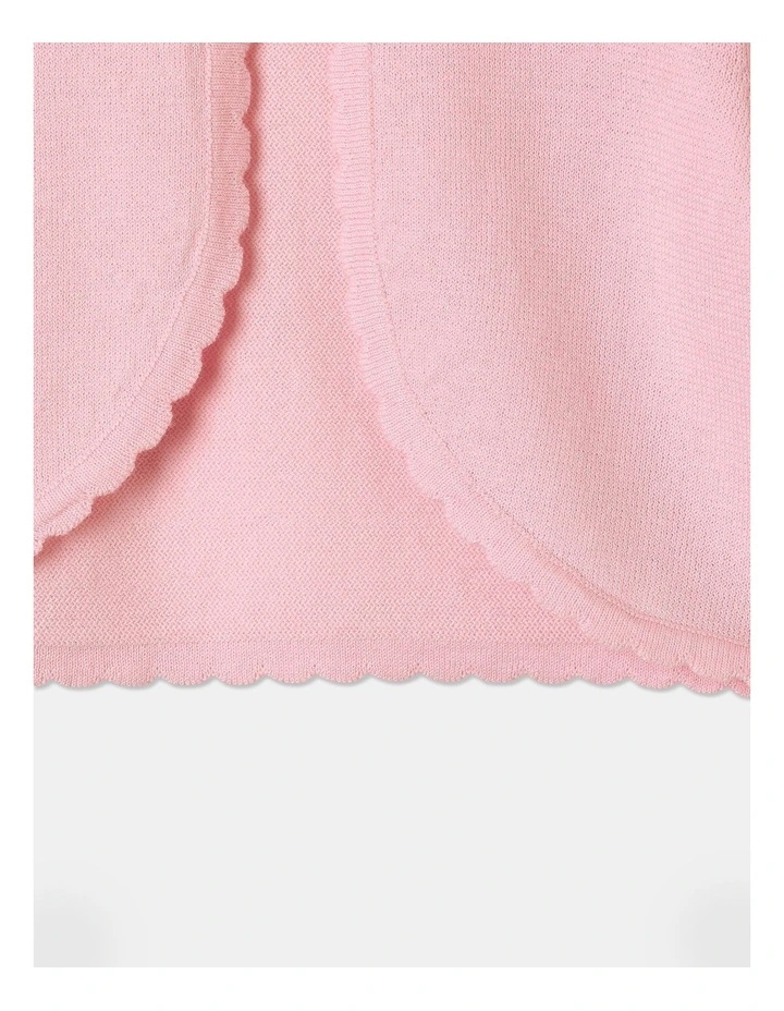 Rosie Bolero Cardigan in Light Pink image 4