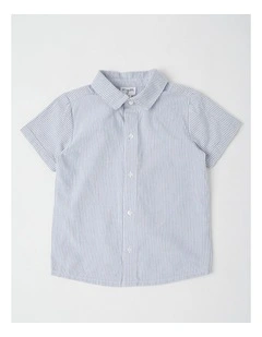 Origami Collection' Edwin Junior Oxford Shirt in Blue