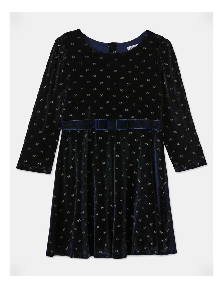 Ariana Skater Dress In Navy Junior image 1