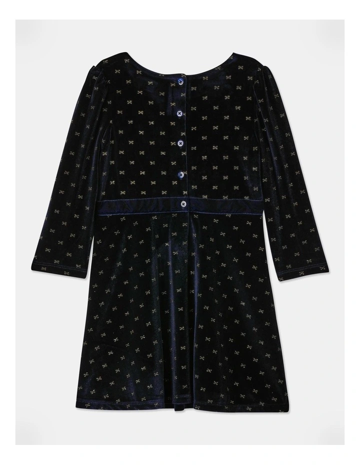 Ariana Skater Dress In Navy Junior image 3