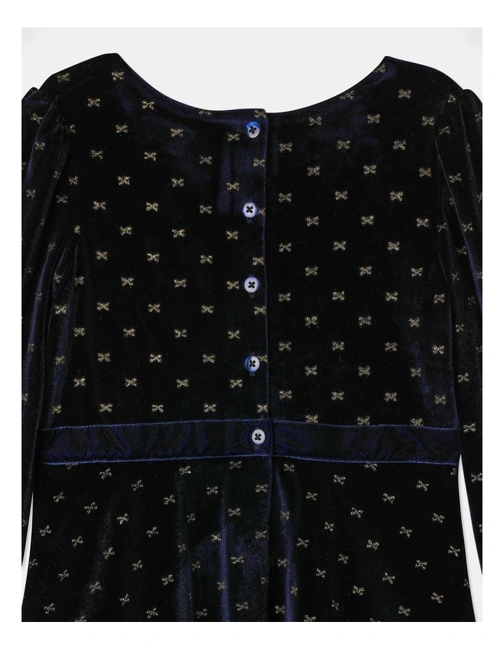 Ariana Skater Dress In Navy Junior image 4