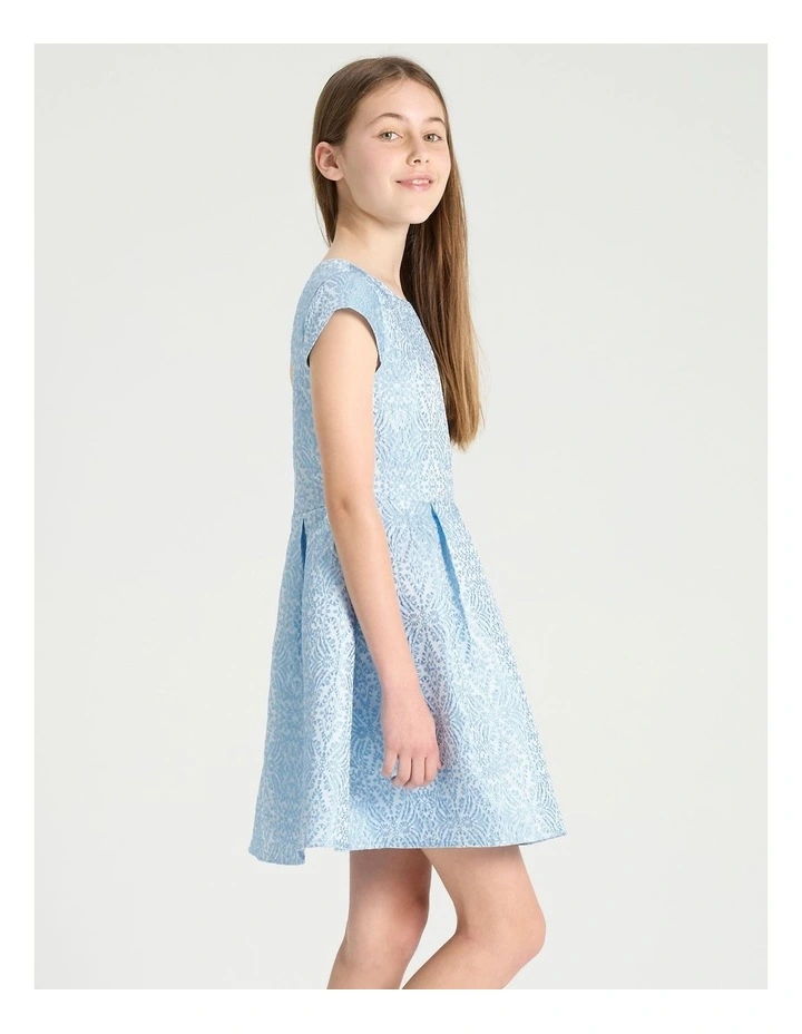 Annika Cut Out Dress in Blue image 2