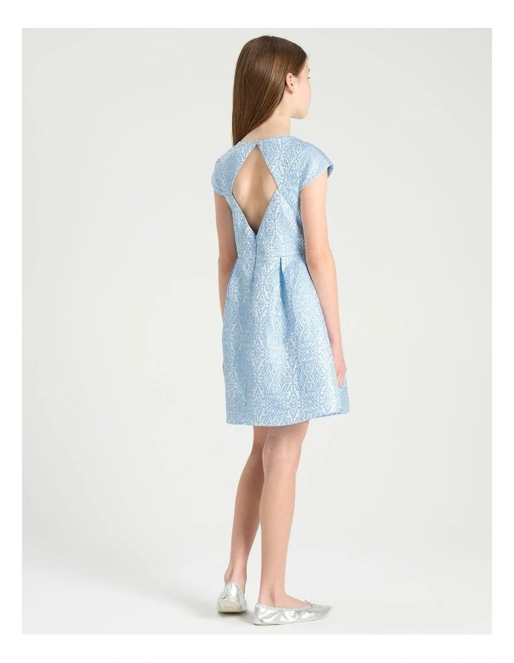 Annika Cut Out Dress in Blue image 4