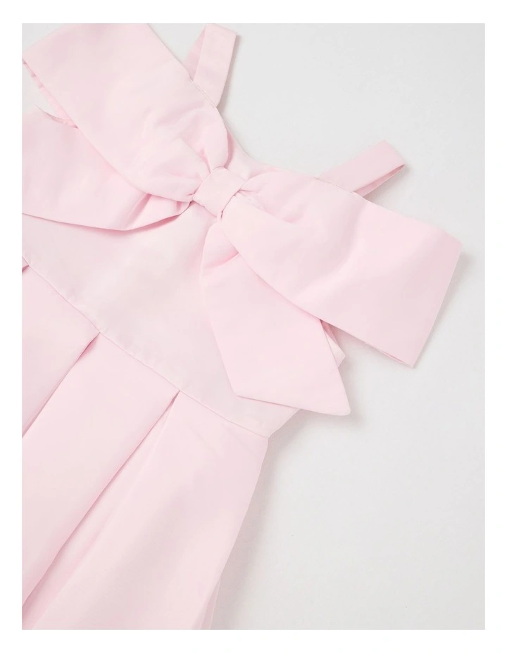 Adeline Organza Bow Dress in Pink image 2