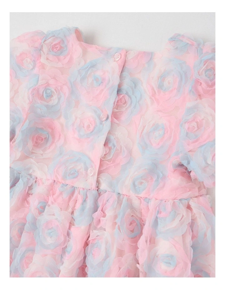 Lousia Babydoll Dress with Puff Sleeve image 4