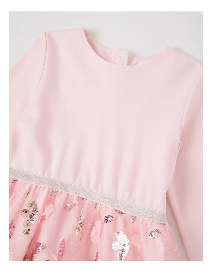 Angelina Tutu Dress with Embellished Tulle in Pink image 3