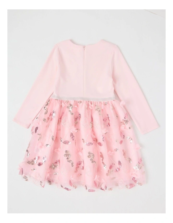 Angelina Tutu Dress with Embellished Tulle in Pink image 3