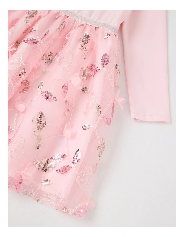 Angelina Tutu Dress with Embellished Tulle in Pink image 5