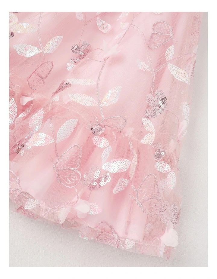 Evie Junior Aline Dress in Pink image 4
