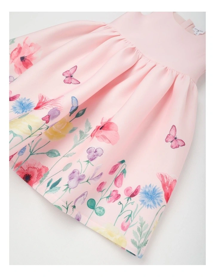 Evelyn Junior Scuba Dress in Pink image 2