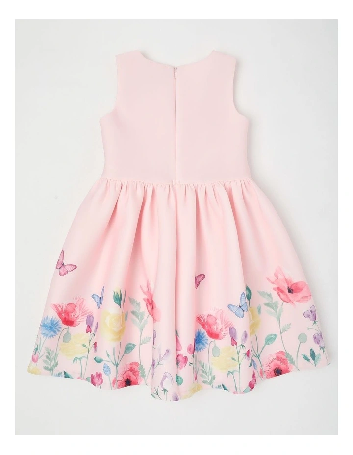 Evelyn Junior Scuba Dress in Pink image 3