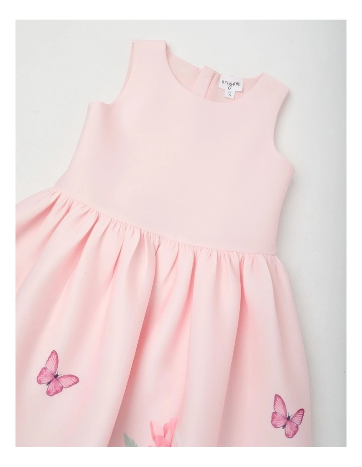 Evelyn Junior Scuba Dress in Pink image 4