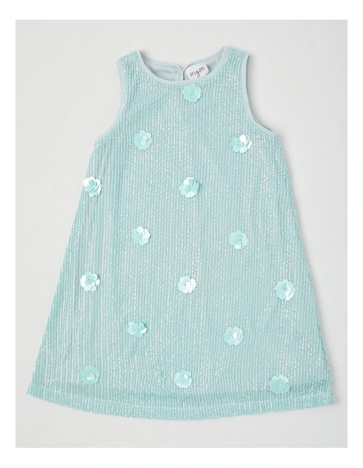 Willow Junior A-Line Dress in Blue image 1