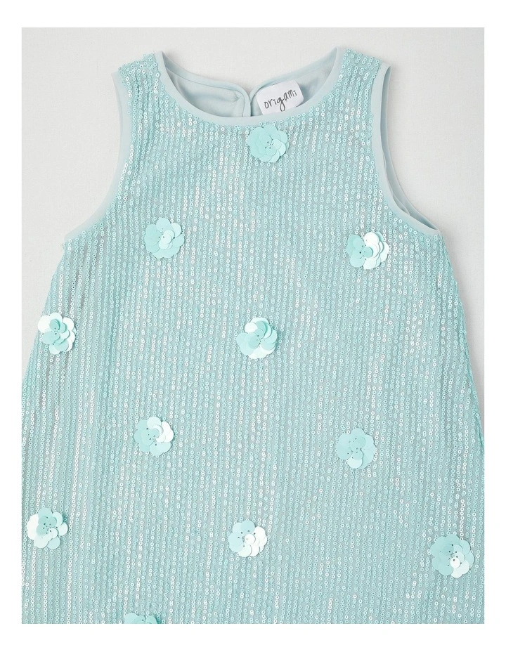 Willow Junior A-Line Dress in Blue image 2
