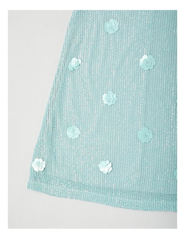 Willow Junior A-Line Dress in Blue image 4