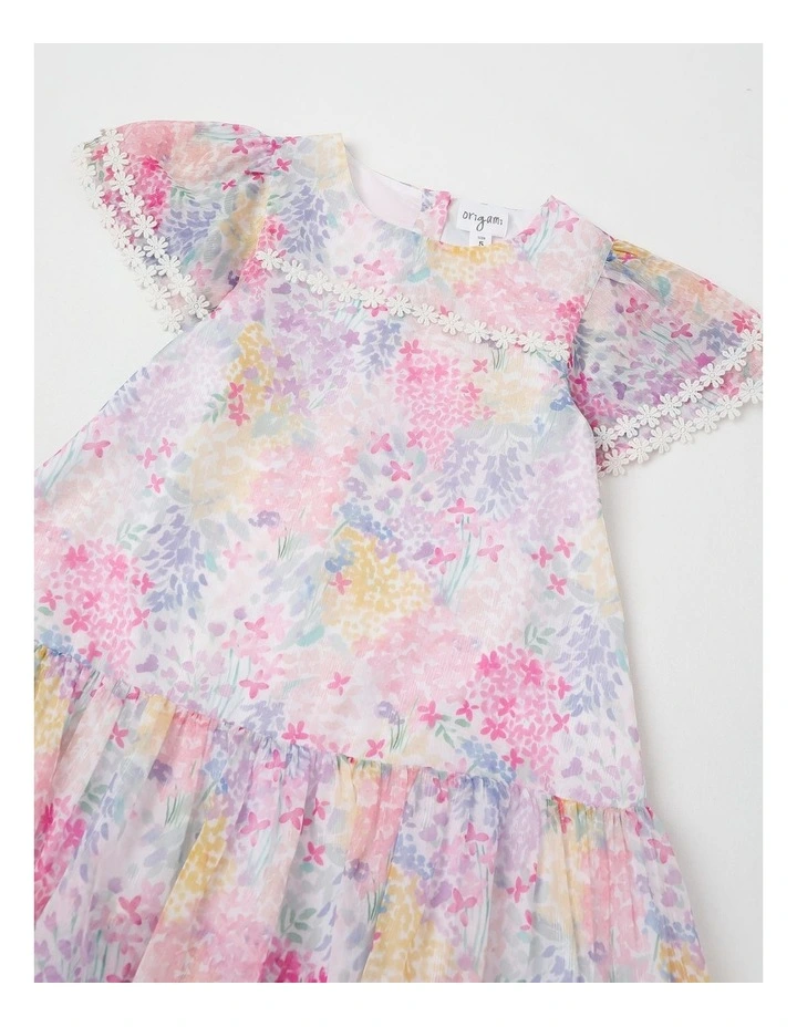 Lizzy Junior Drop Waist Dress in Multi image 2