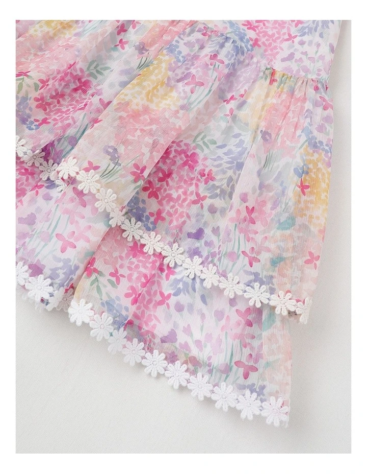 Lizzy Junior Drop Waist Dress in Multi image 4