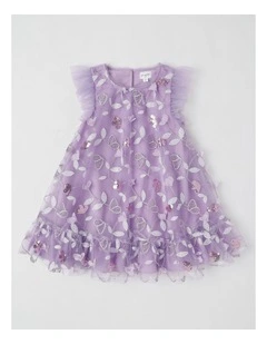 Evie Junior A-Line Dress in Lilac