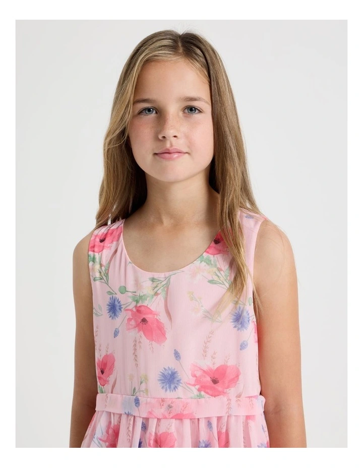 Ruby Senior Tiered Dress in Pink image 2