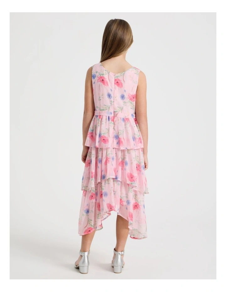 Ruby Senior Tiered Dress in Pink image 6
